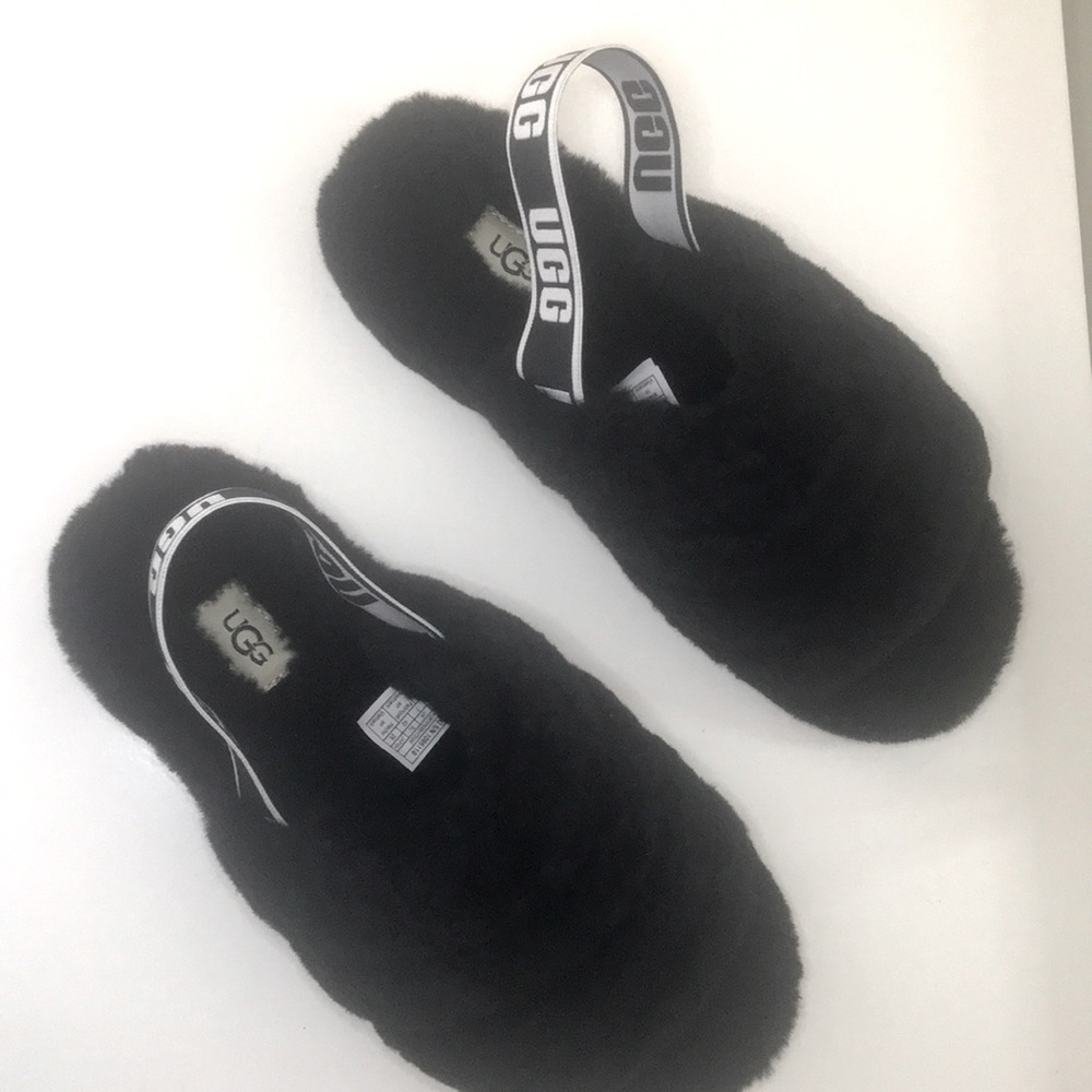 Black Ugg slippers